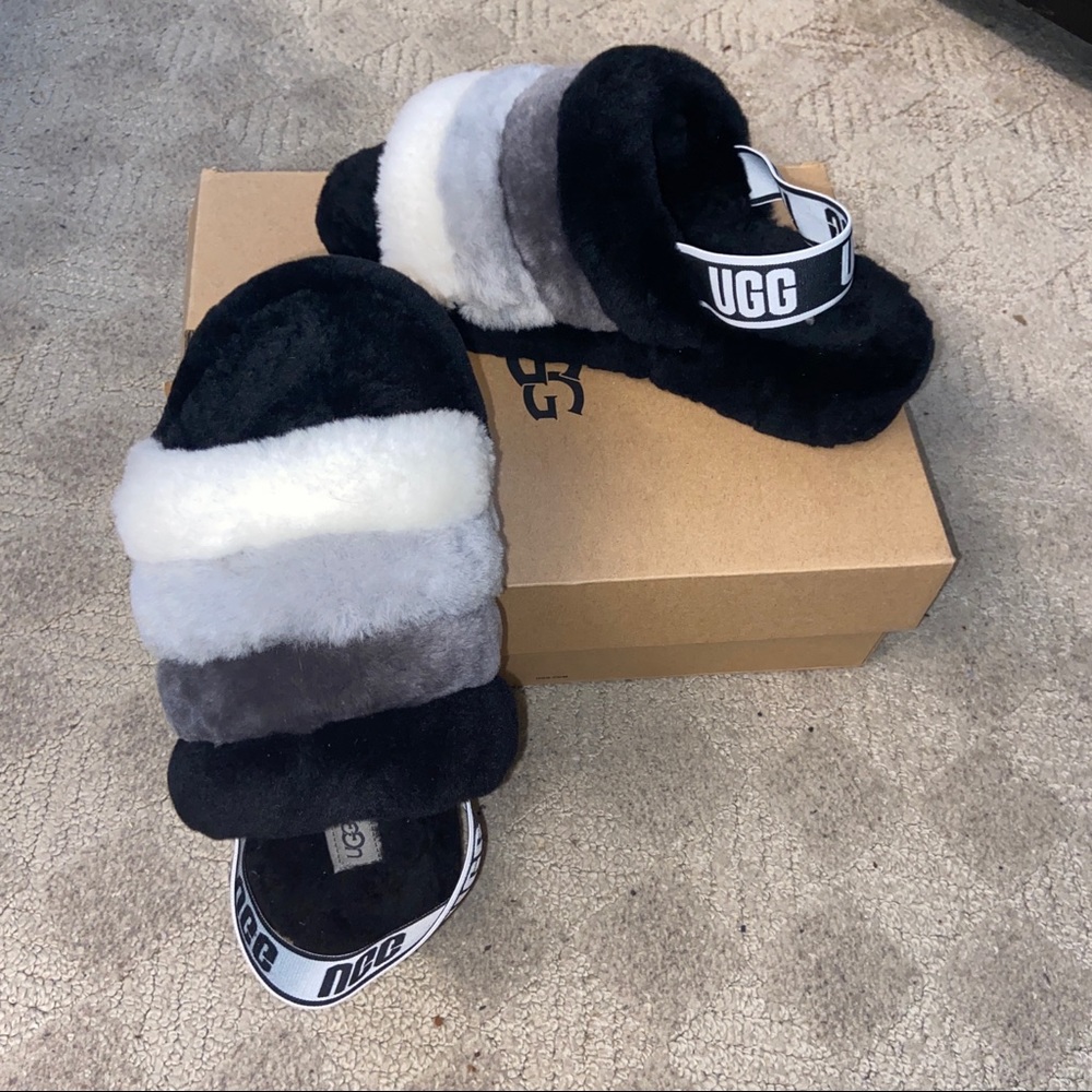 UGG FLUFF YEAH MULTICOLORED (RARE)